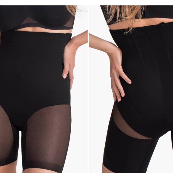 NEW Honeylove Black Shapewear SuperPower Shorts Vamp - Picture 2 of 6